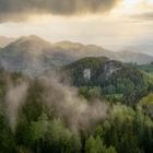 Belchengebiet im Regen