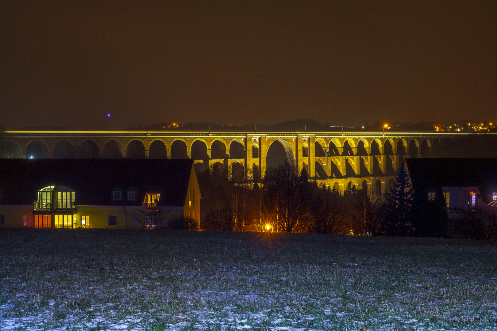 Beleuchtete Göltzschtalbrücke II