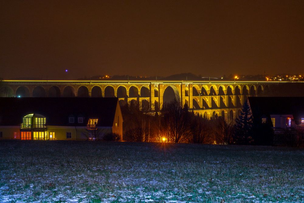 Beleuchtete Göltzschtalbrücke II