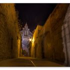 Beleuchtete Kirche - Alcudia Altstadt Mallorca 2010