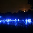 Beleuchteter See während des Braunschweiger Lichtparcours 2010