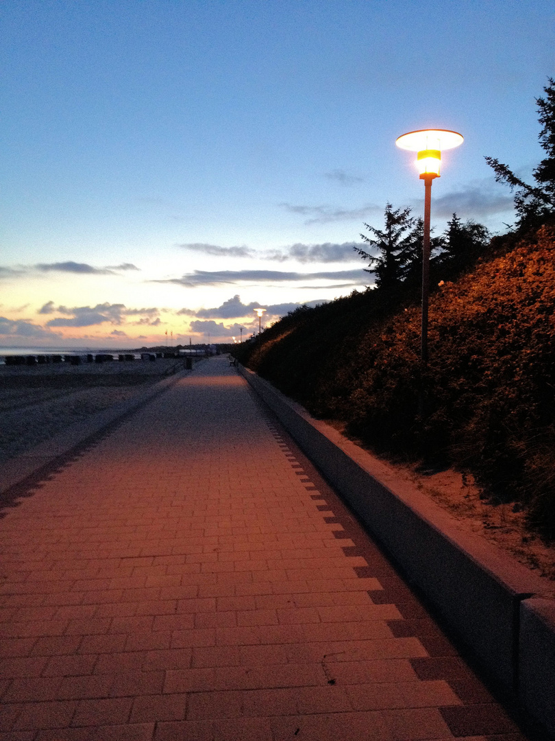 Beleuchtung am Strand