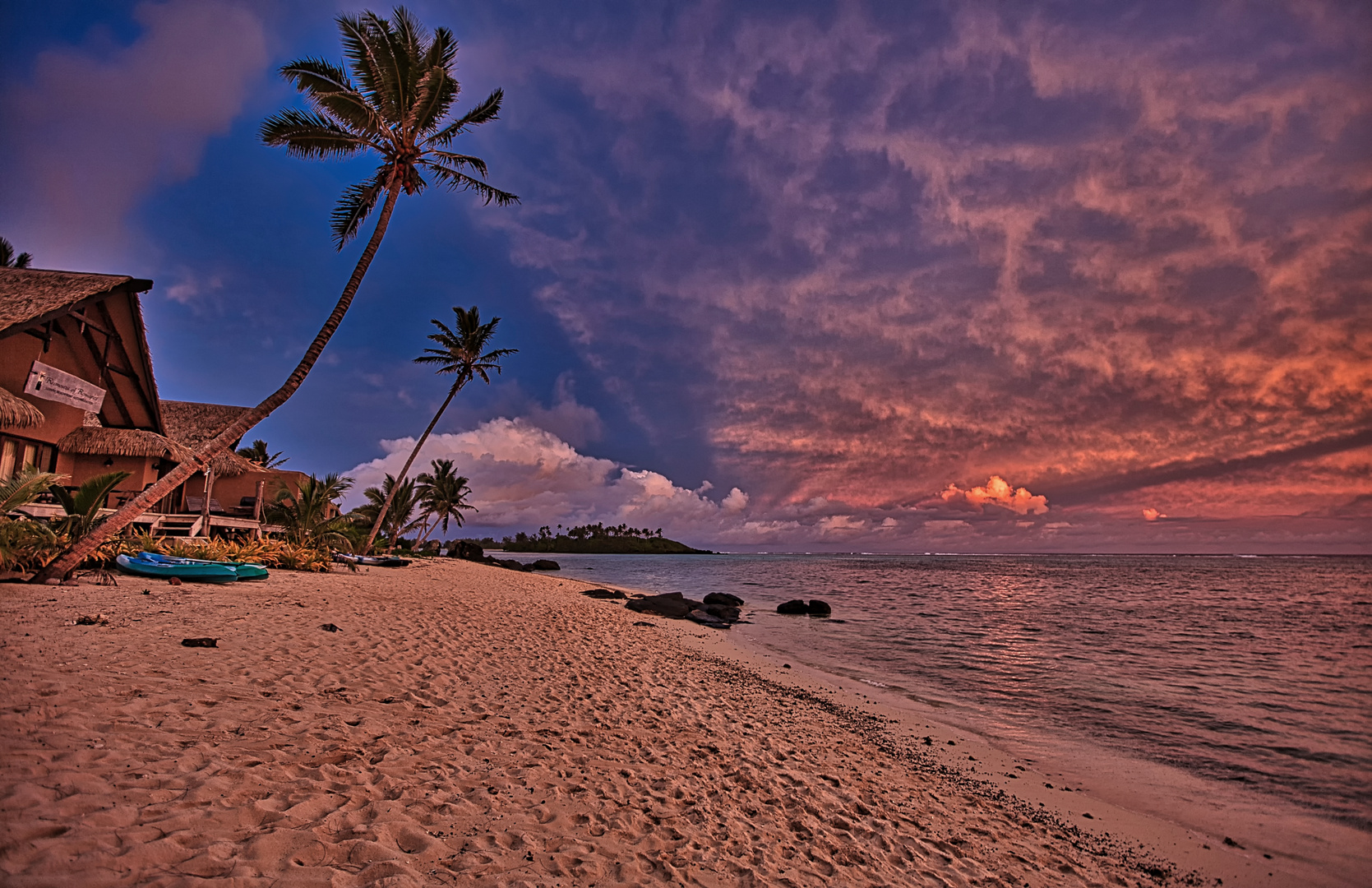 Beleuchtung auf Rarotonga