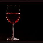 Beleuchtungs- und Belichtungsversuch: Roter Wein