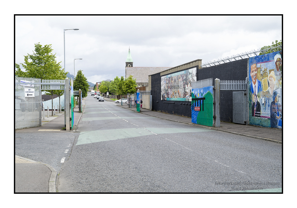 Belfast - Peacelines Falls Road 1