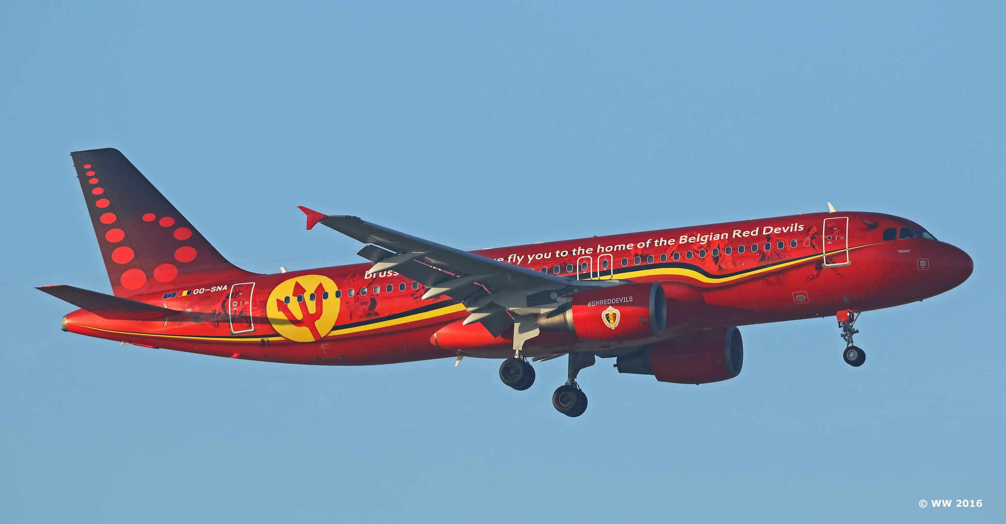 Belgian Red Devils Airbus