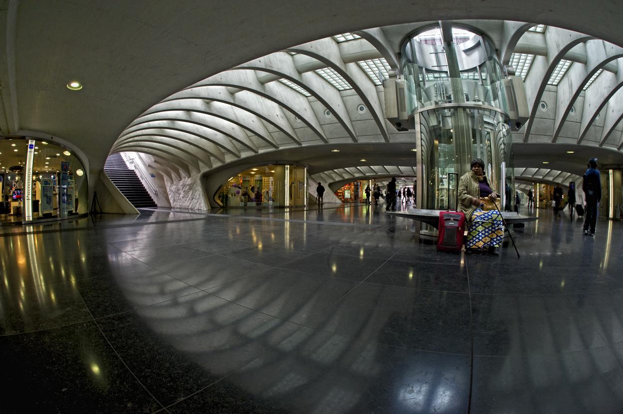 Belgien - Liège, Bahnhof Guillemins 3