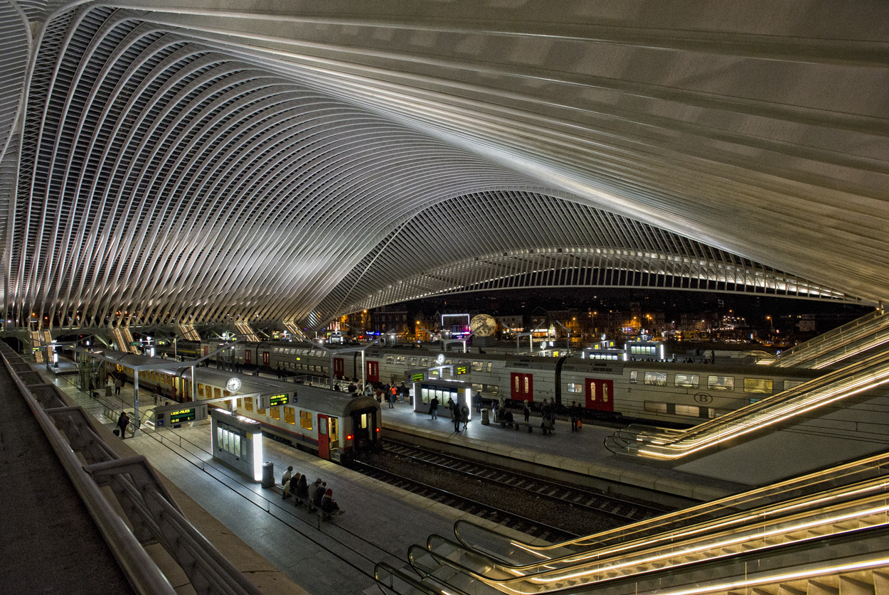 Belgien - Liège, Bahnhof Guillemins 5