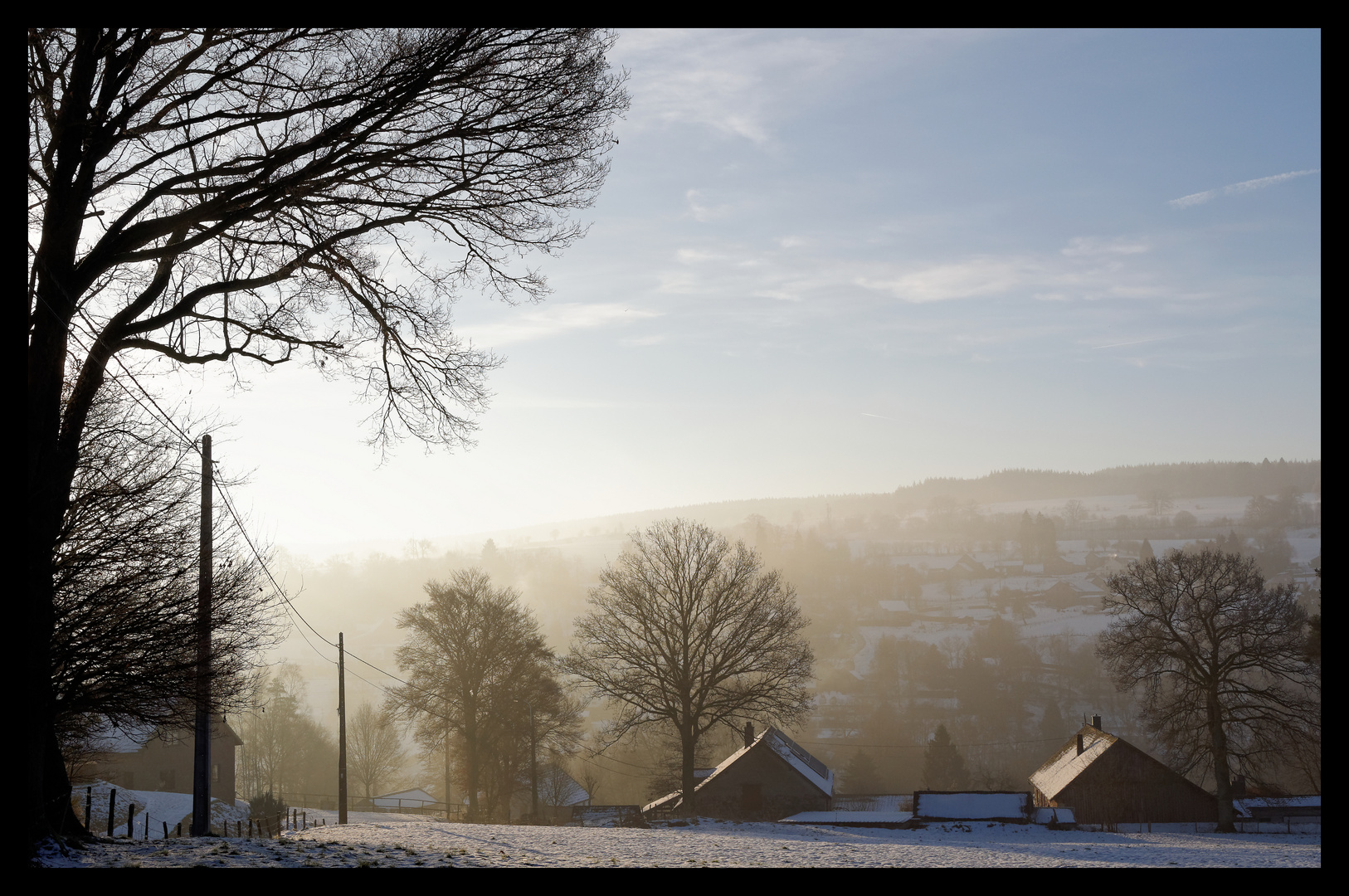 Belgische Winterlandschaft