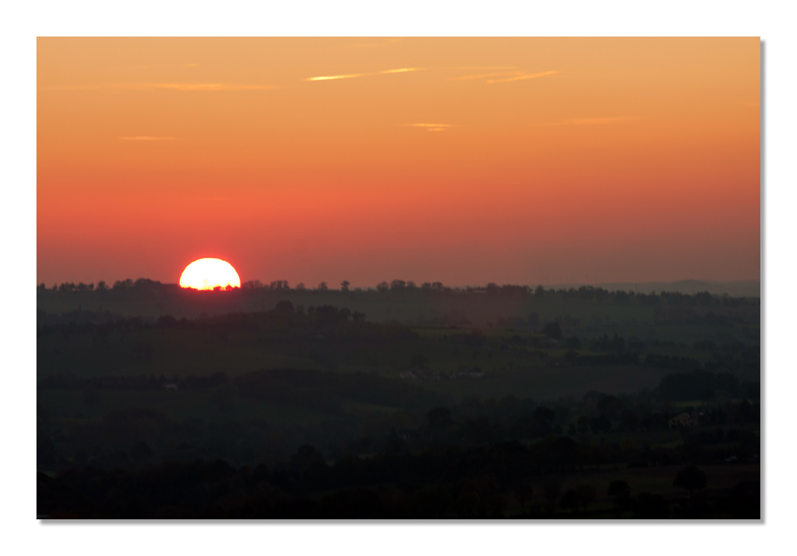 Belgischer Sonnenuntergang