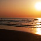 Belgium - Bredene at 9pm - A walk on the beach