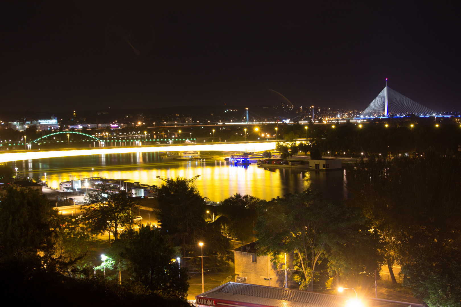 Belgrad am Abend