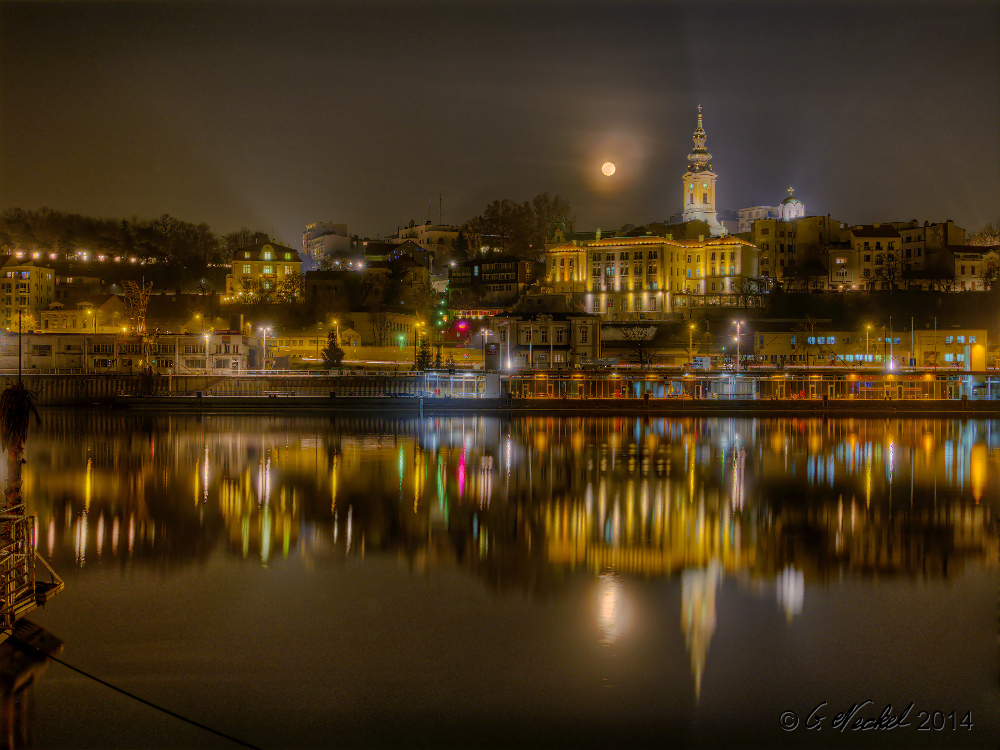 Belgrad bei Nacht 1 neu