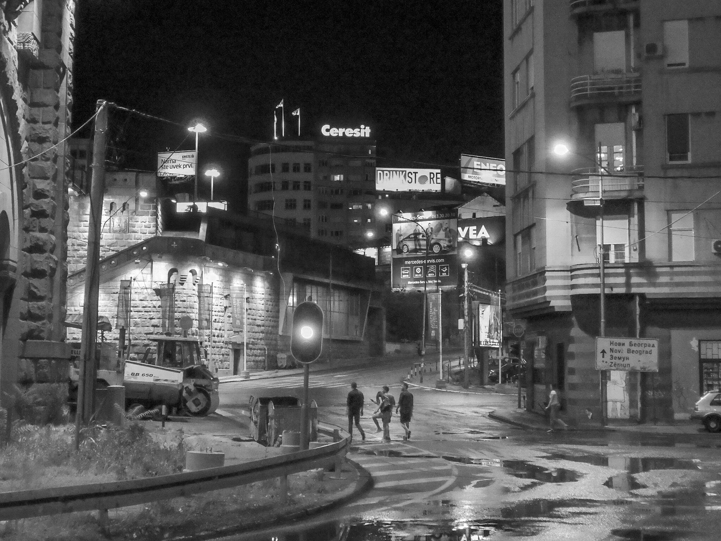 Belgrad by night