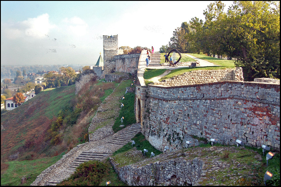 Belgrad: Festung Kalemegdan (Donauseite)