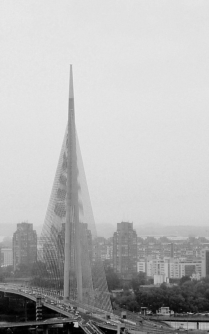 Belgrade. Bridge on Ada.