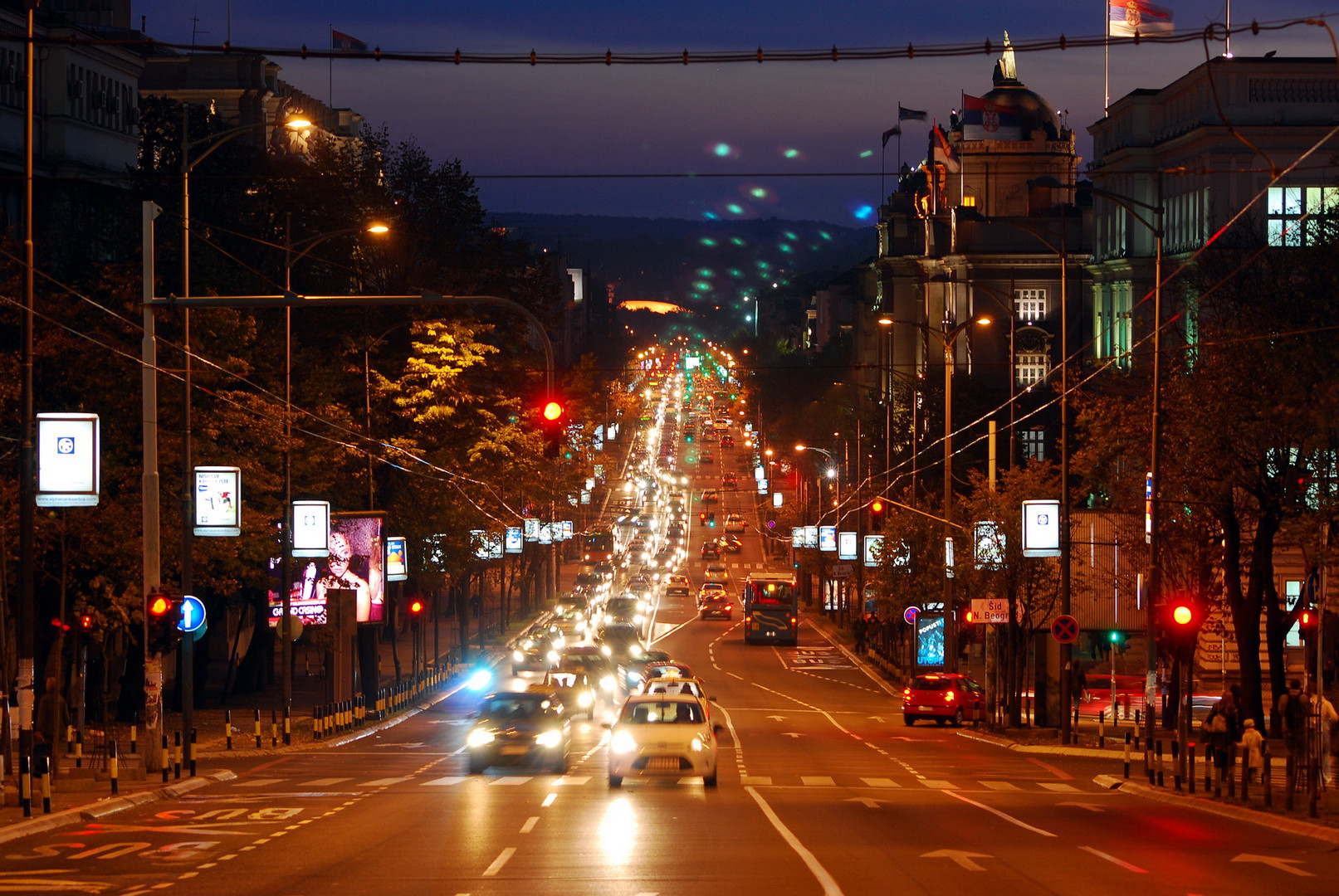 Belgrade by night