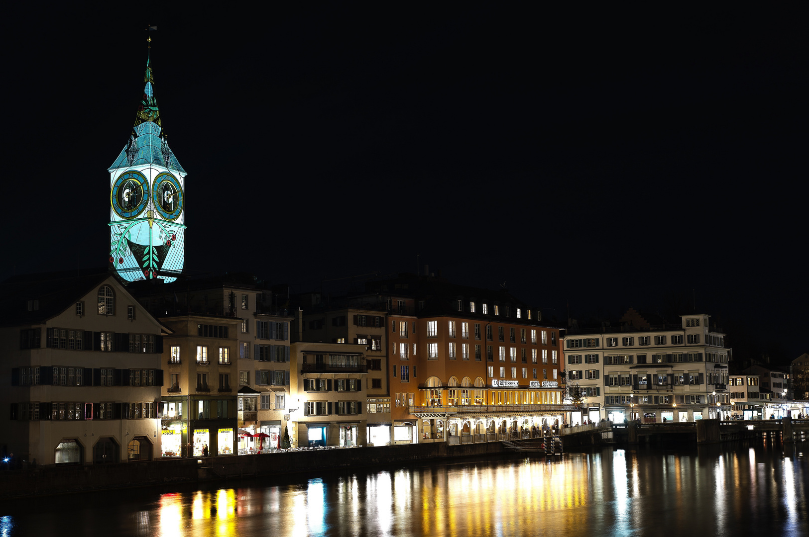 Belichtung Kirche Zuerich