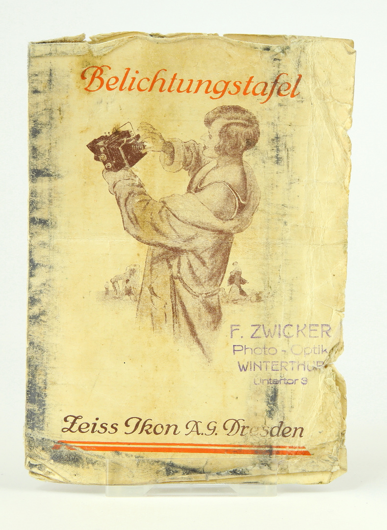 Belichtungstafel 1920