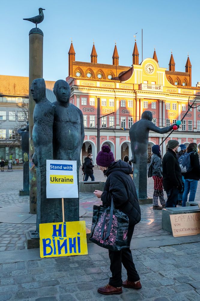 Beliebter Treffpunkt: Rostocker Möwenbrunnen