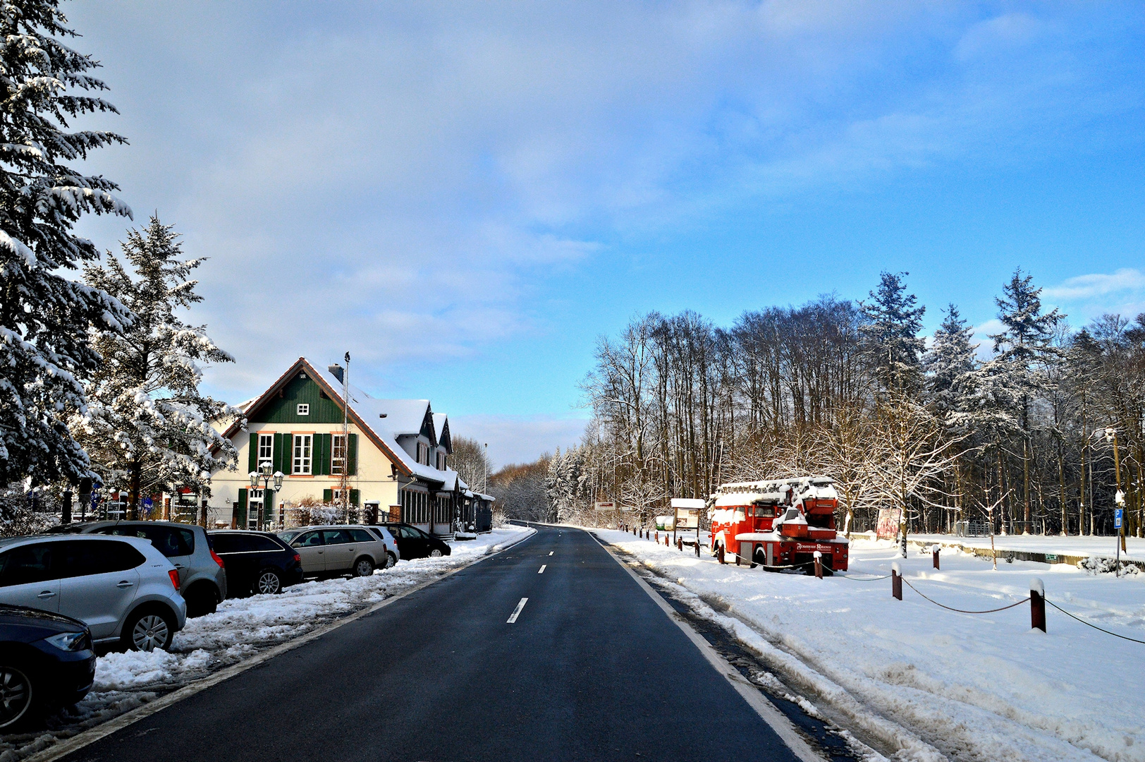 Beliebtes Ausflugsziel am Iberg bei Heiligenstatdt, Das Forsthaus Kellner