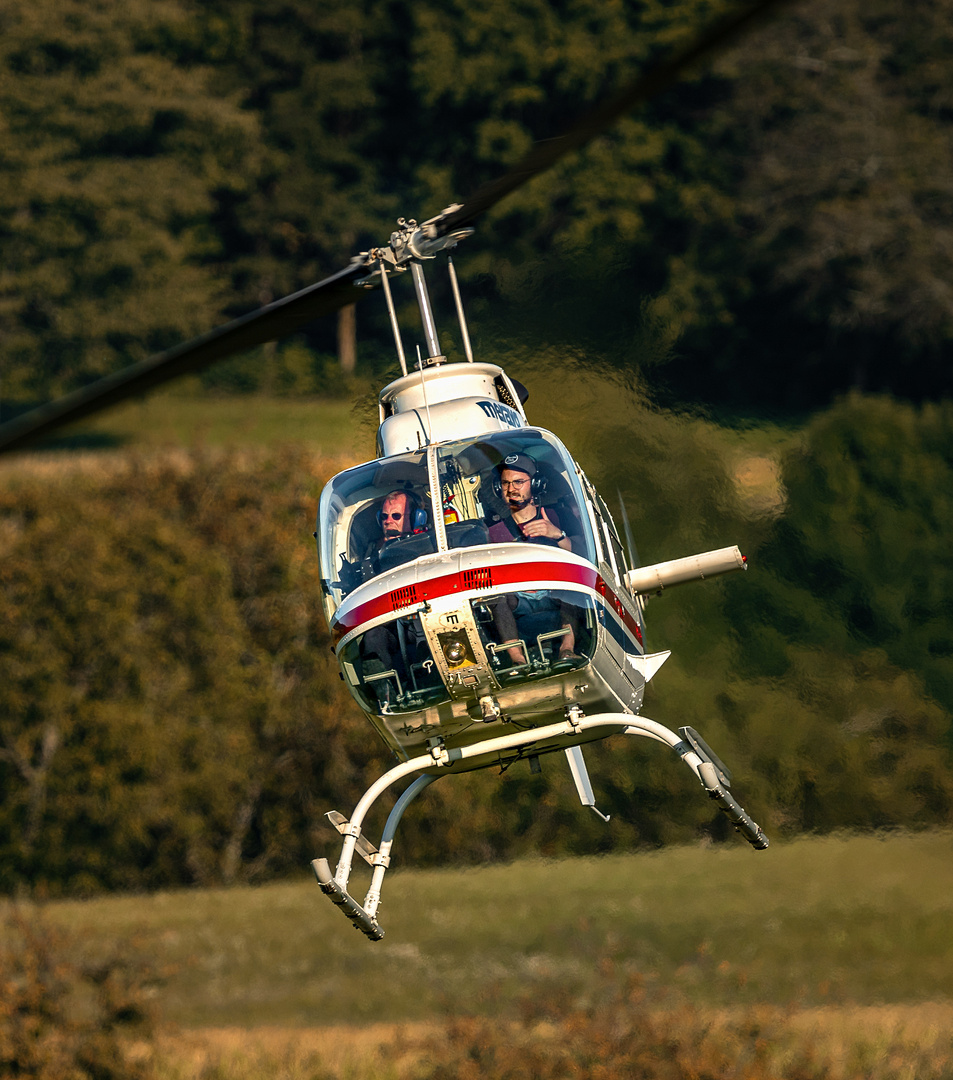 Bell im Anflug 