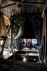 bell in a tower from dom in cologne