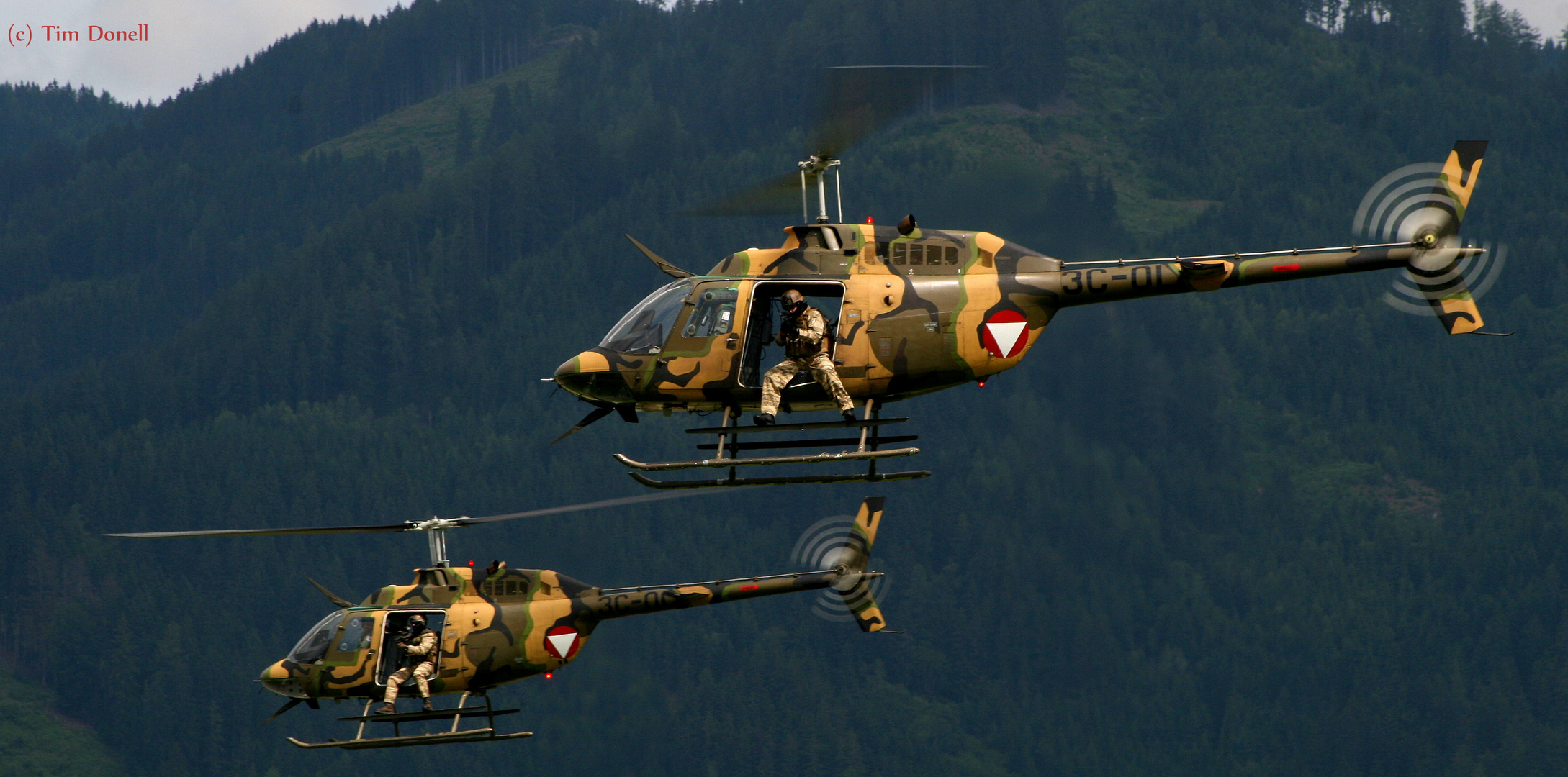 Bell OH-58B Kiowa (206A-1) (3C-OL und 3C-OC) Austria Air Force