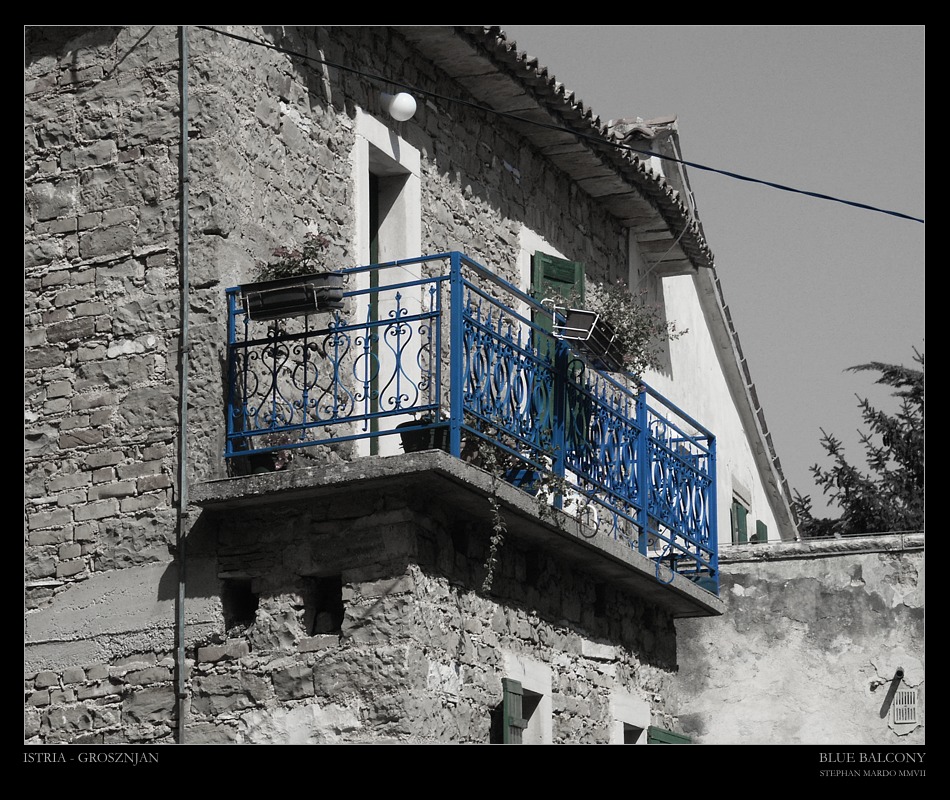 Bella Istriana Mia: "BLUE BALCONY"