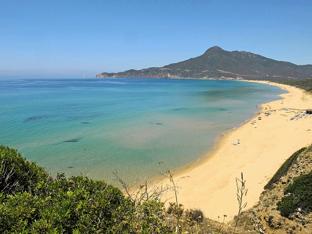 Bella Sardegna - Blick auf Portixeddu und Capo Pecora / Vista su Portixeddu e Capo Pecora