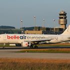 Belle Air Europe Airbus A320-214 EI-LIS Touchdown Rwy 34