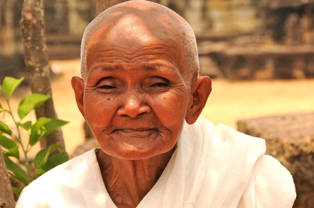 Belle grand-mère du Cambodge