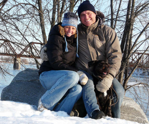 Belle journée hivernale au Québec