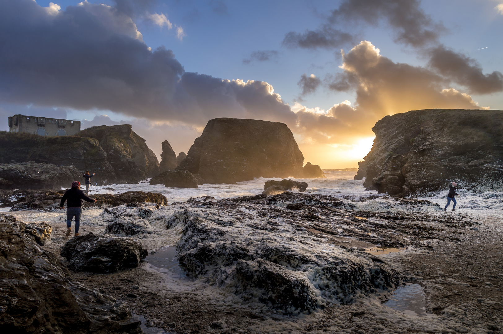 Belle Île en mer, pointe des Poulains