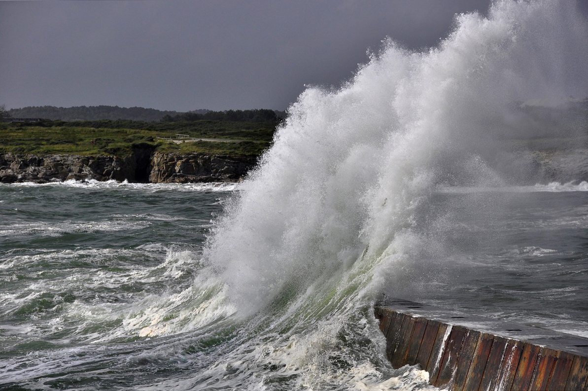 Belle mer en furie