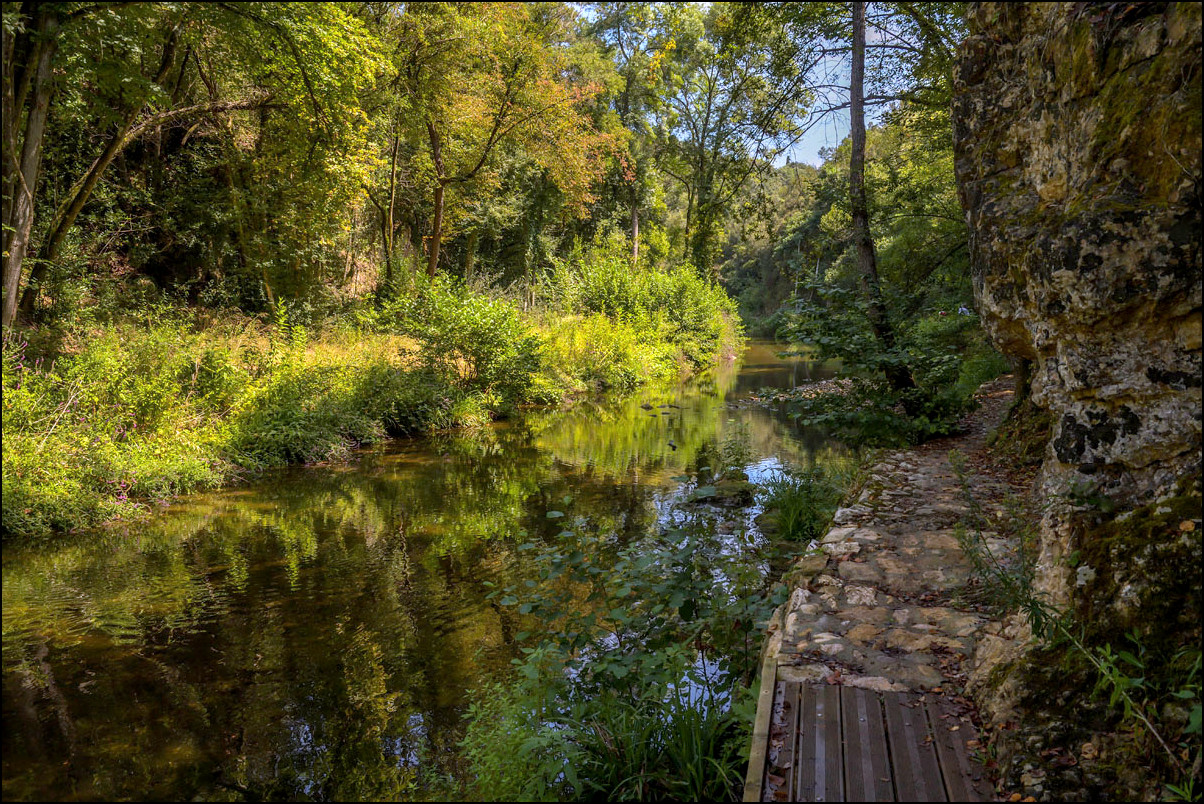 Belle promenade à la fraîcheur