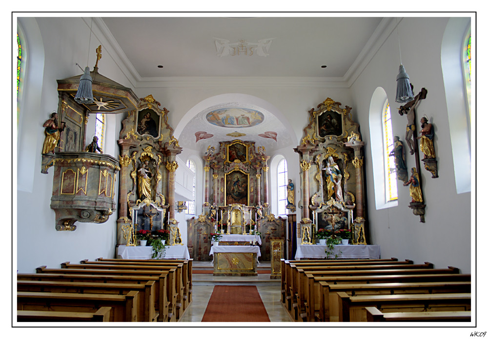 Bellenberg: Kirche St. Peter und Paul - Innenraum