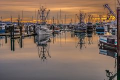 bellingham waterfront sunset 