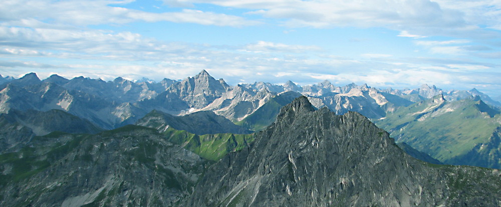 Belohnung für die Anstrengung, Blick vom Gaishorn 2249m