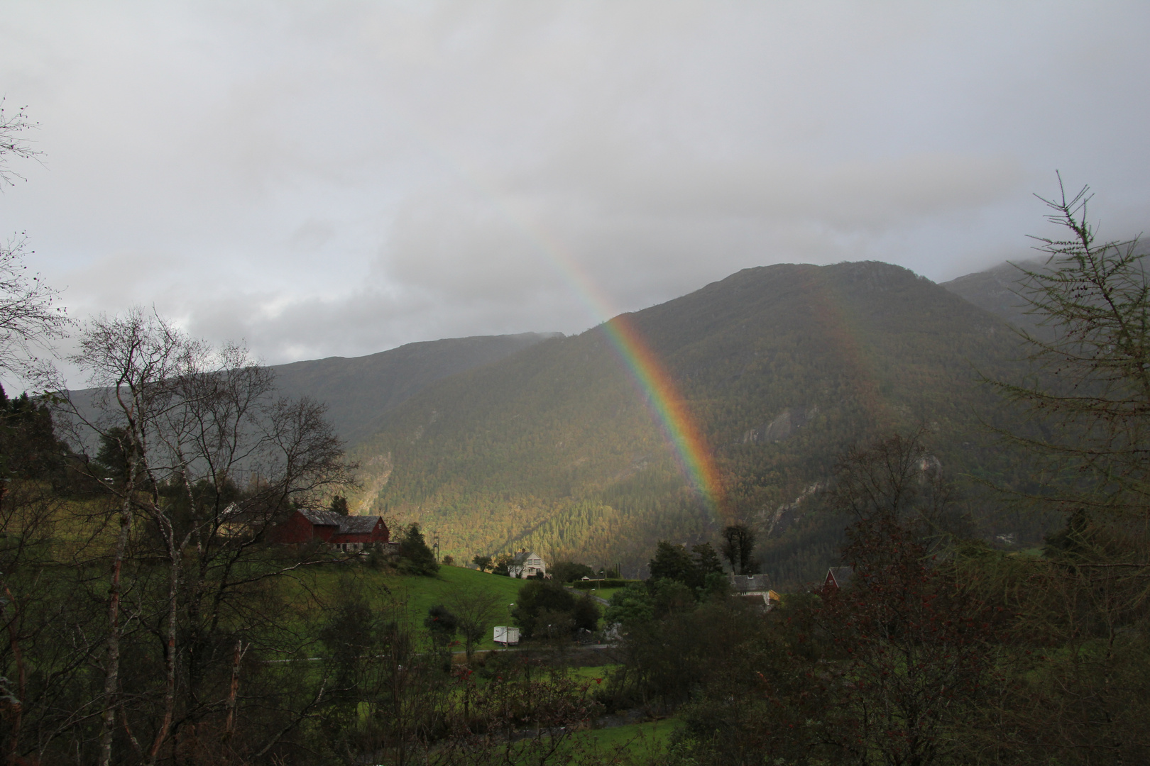 Belohnung für eine Regenwanderung