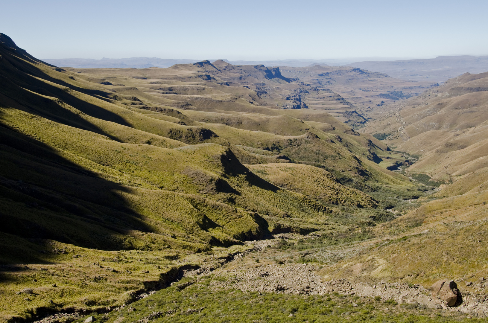 Belohnung nach dem Sani Pass 