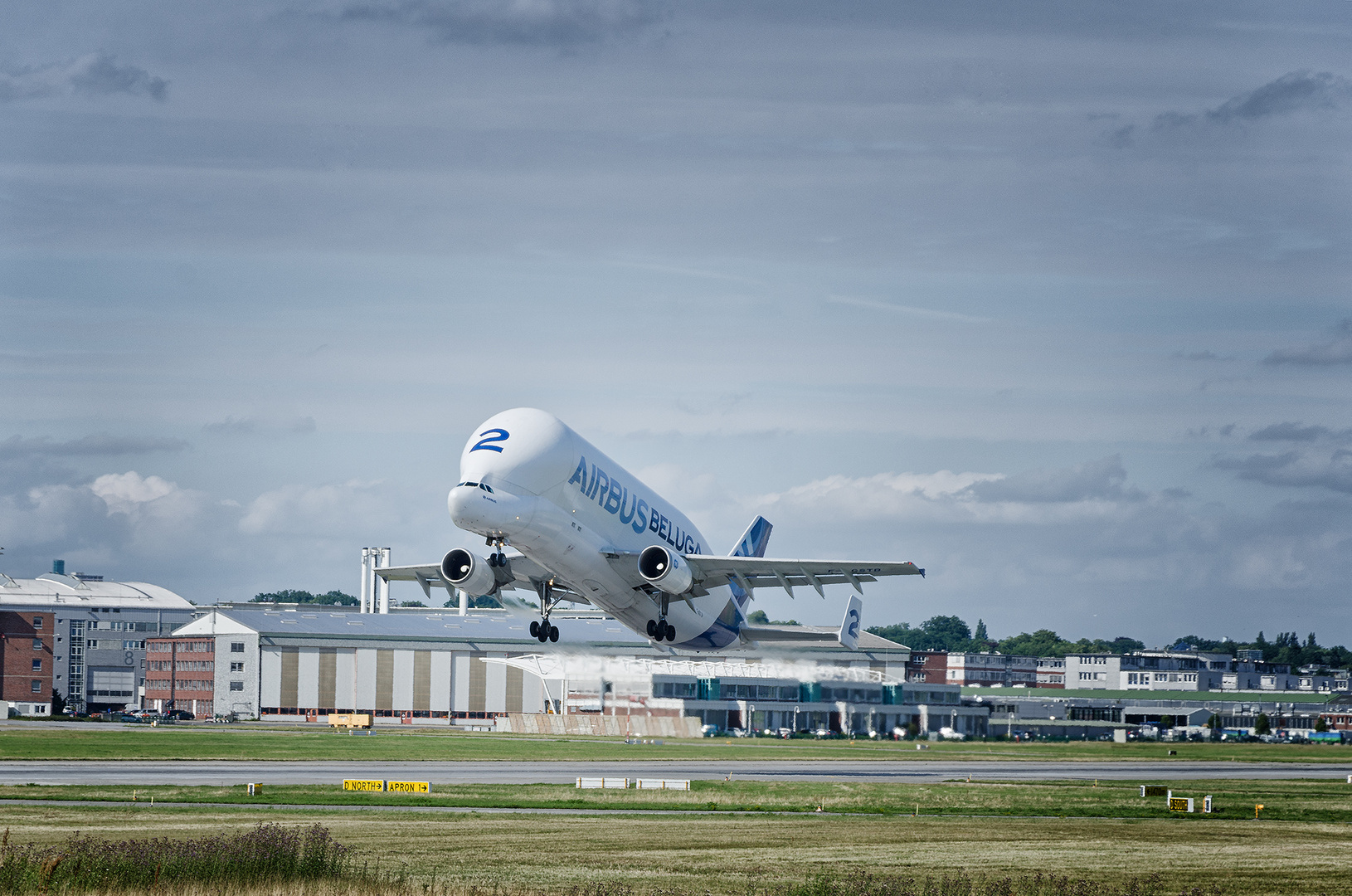 Beluga 2 beim Take off