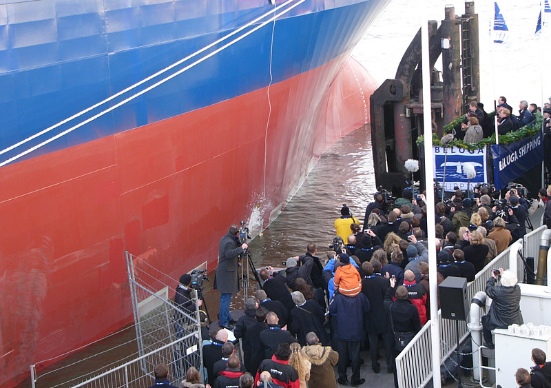 Beluga Skysails ist getauft:-))