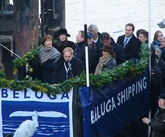 Beluga Skysails - Taufpatin Frau Köhler