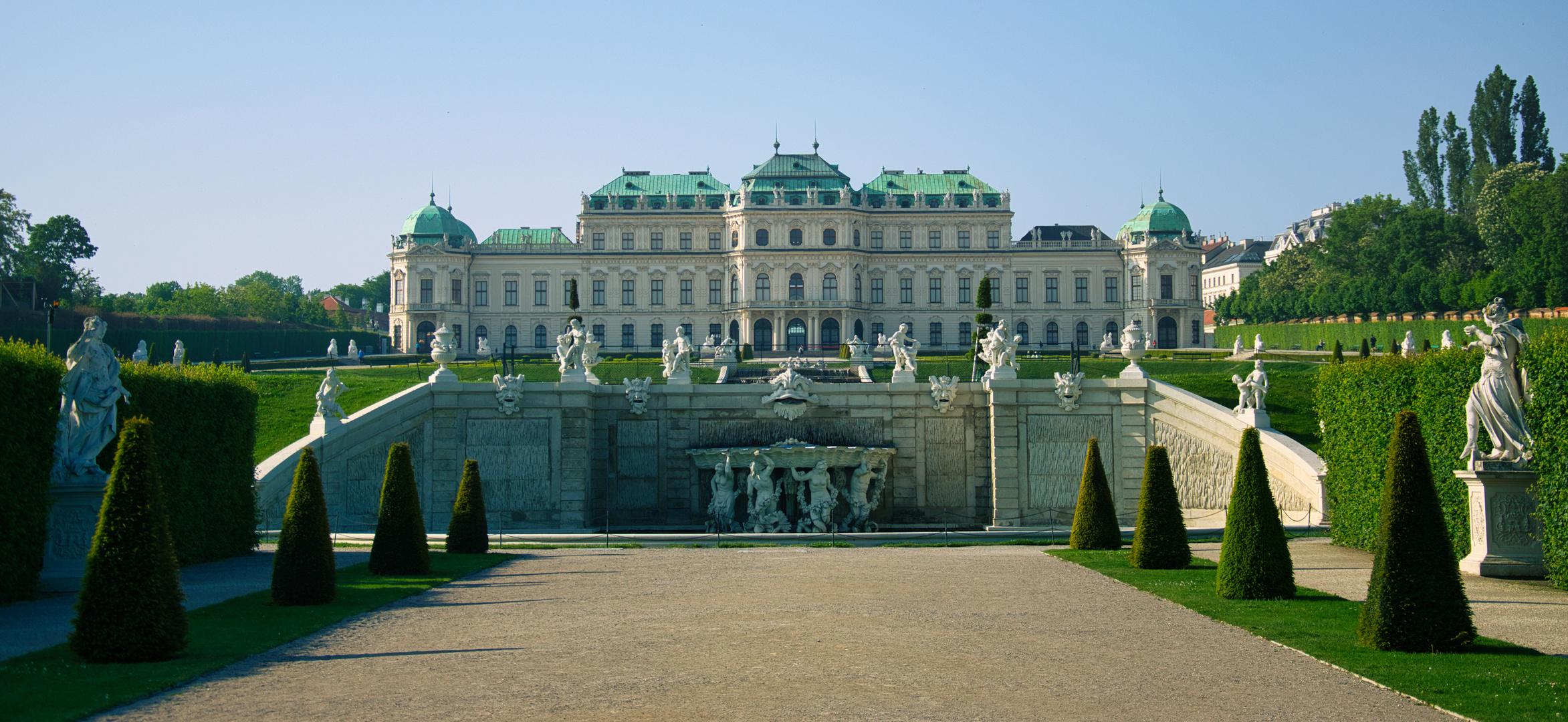 Belvedere am Morgen