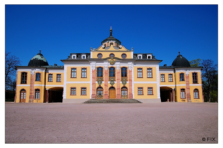 Belvedere im Frühling