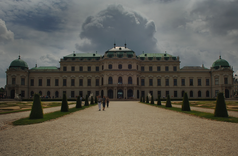 Belvedere mal von 'HINTEN'