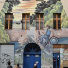 Bemalte Fassade in Kreuzberg