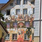 Bemalte Hausfassade in Luzern