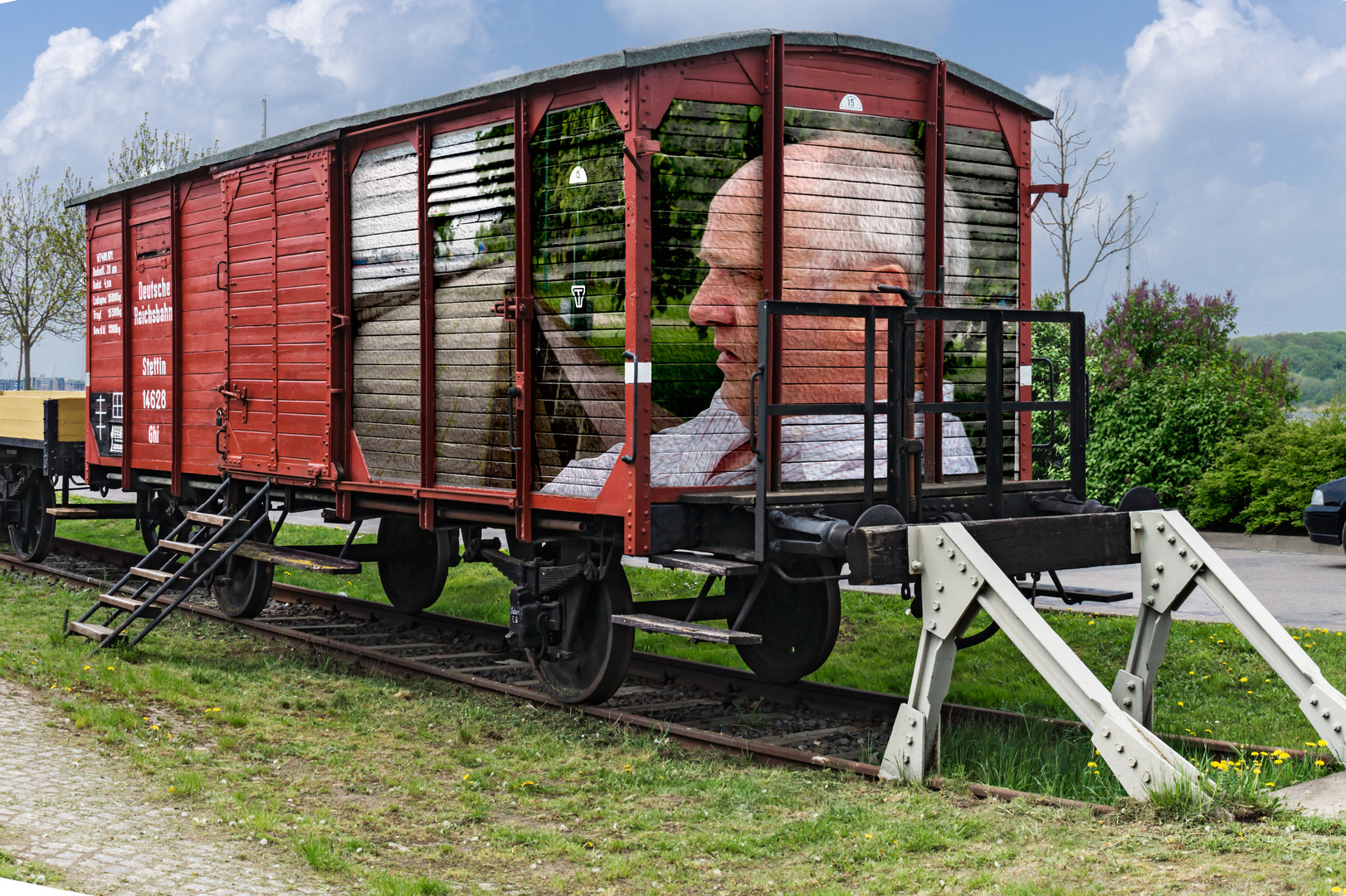 Bemalter Wagon